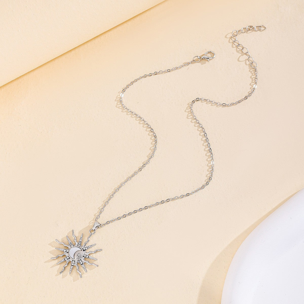 Sun Moon Star Pendant Necklace | Gold or Silver Celestial Jewellery