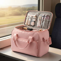 Large Capacity Portable Nylon Cosmetic Bag