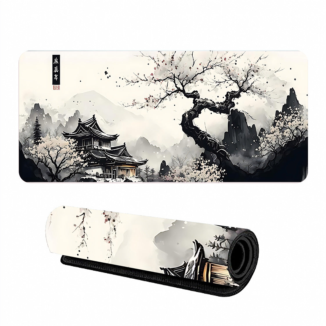 Large Sakura Mouse Pad Desk Mat Non-Slip Rubber Gaming Office 3mm
