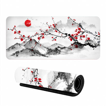 Large Sakura Mouse Pad Desk Mat Non-Slip Rubber Gaming Office 3mm