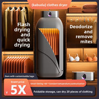 Portable Electric Clothes Dryer - Quick Drying, Compact & Foldable Design
