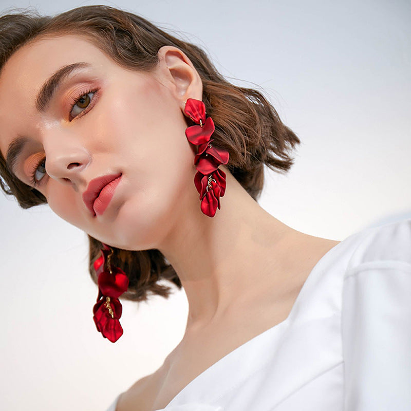 Floral earrings