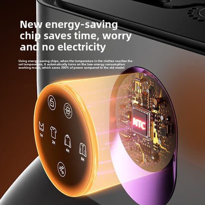 Portable Electric Clothes Dryer - Quick Drying, Compact & Foldable Design