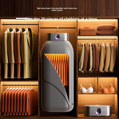 Portable Electric Clothes Dryer - Quick Drying, Compact & Foldable Design