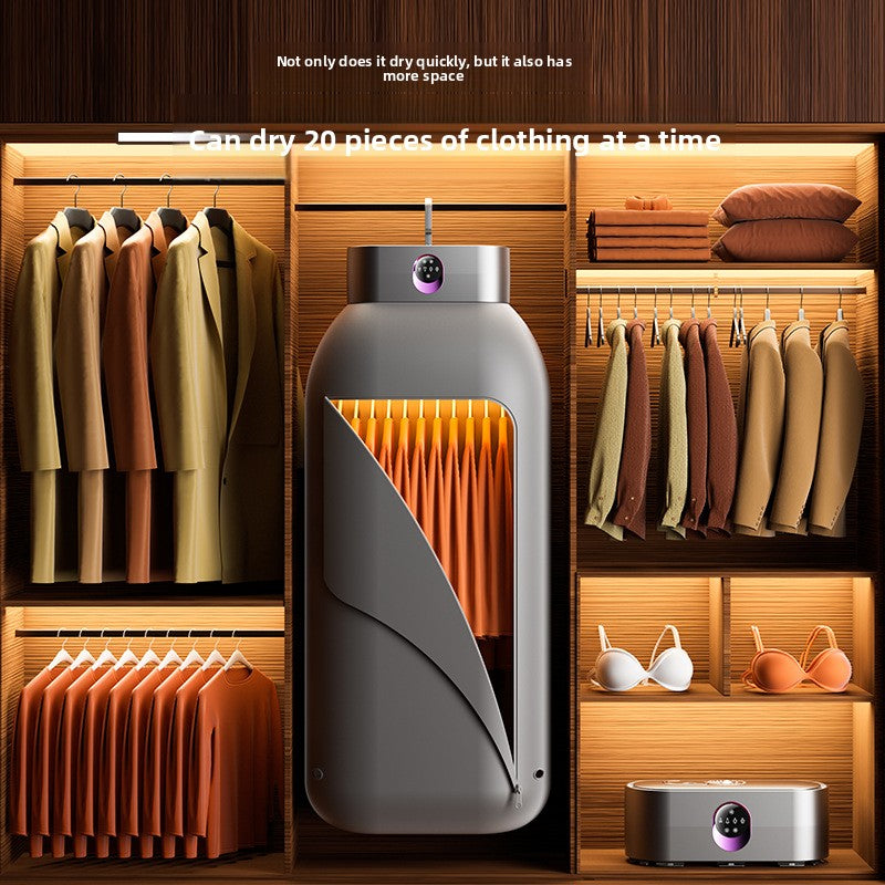 Portable Electric Clothes Dryer - Quick Drying, Compact & Foldable Design