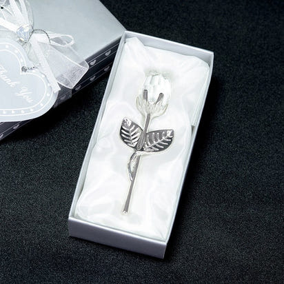 Crystal Rose Ornament in Gift Box - Elegant Keepsake Love Gift