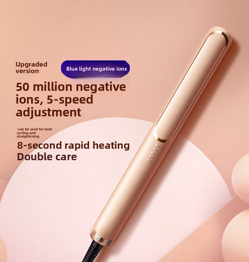 Mini 2-in-1 Hair Straightener & Curler | Travel-Size Ceramic Styler