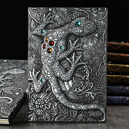 Lizard Gecko Hardcover Writing Notepad
