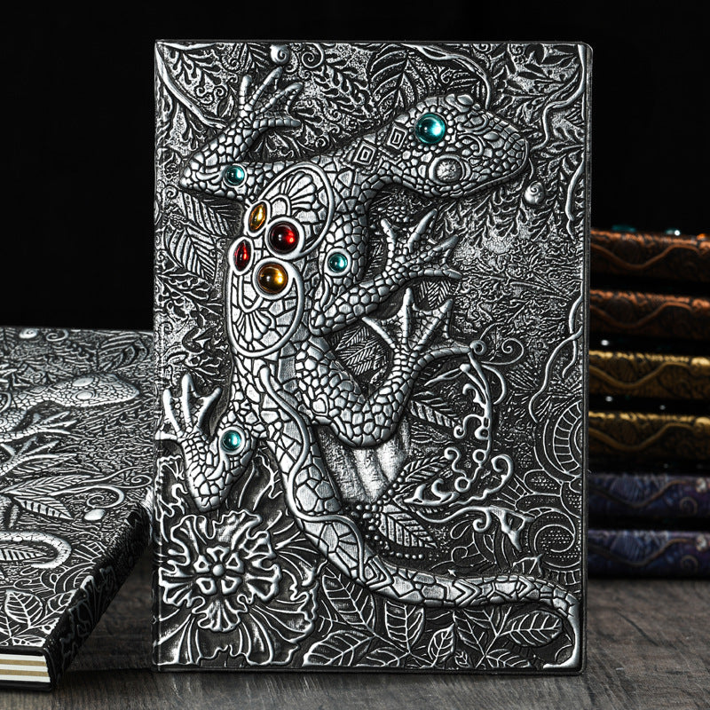 Lizard Gecko Hardcover Writing Notepad