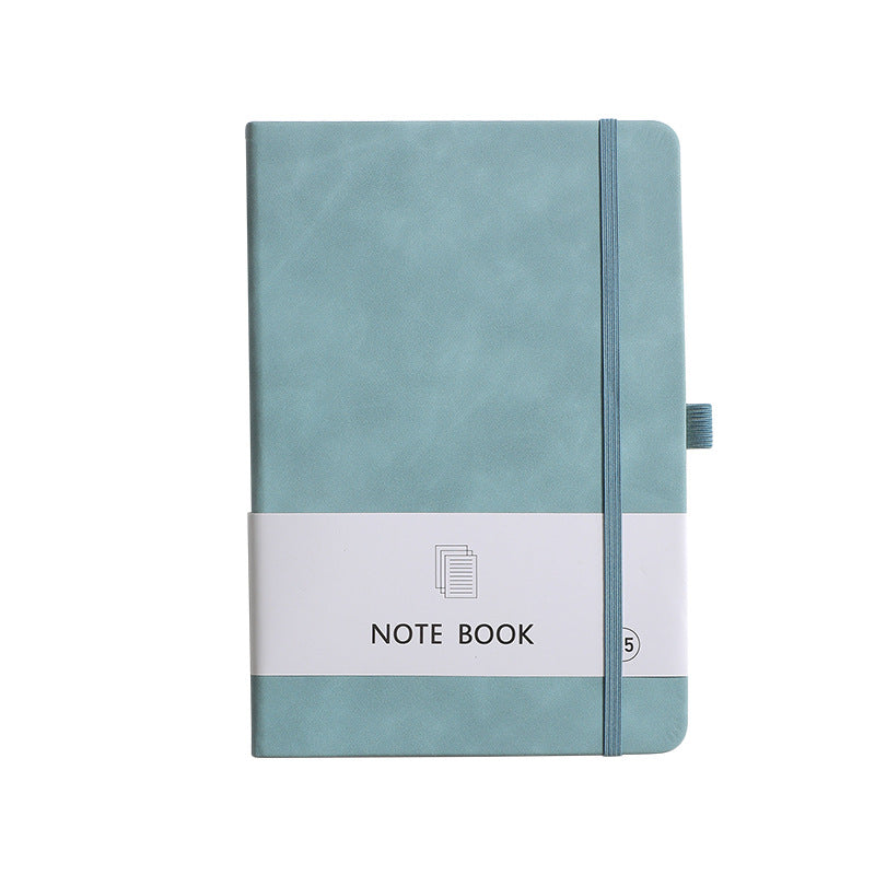 A6 PU Leather Notebook Journal Diary Lined Notepad Office School Planner Gift