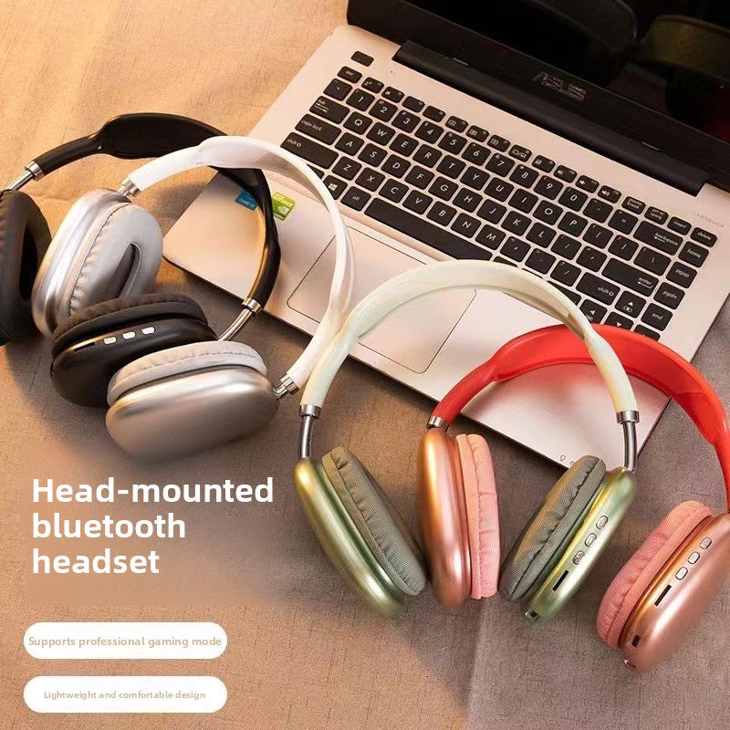Wireless Bluetooth Over-Ear Headphones with Microphone | Noise Cancelling | Foldable