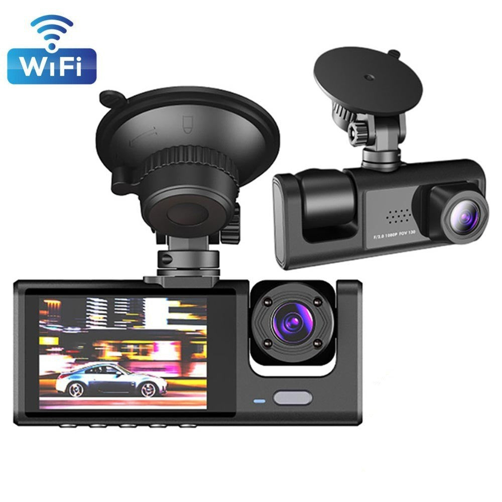 WiFi Dash Cam Front & Interior or Triple Camera | Night Vision | Parking Mode