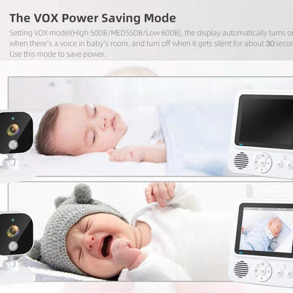 Non-WiFi Baby Monitor 2.8? Screen Night Vision Two-Way Audio VOX