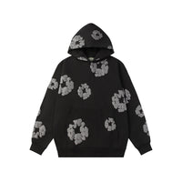 Floral Foam Print Hoodie & Jogger Set – Unisex Streetwear Tracksuit