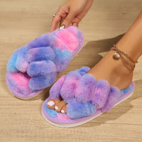 Cotton cross slippers