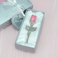 Crystal Rose Ornament in Gift Box - Elegant Keepsake Love Gift