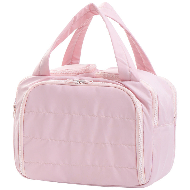 Large Capacity Portable Nylon Cosmetic Bag