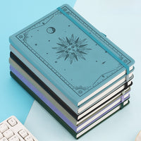 A5 Strap Notebook Gift Set sun and moon