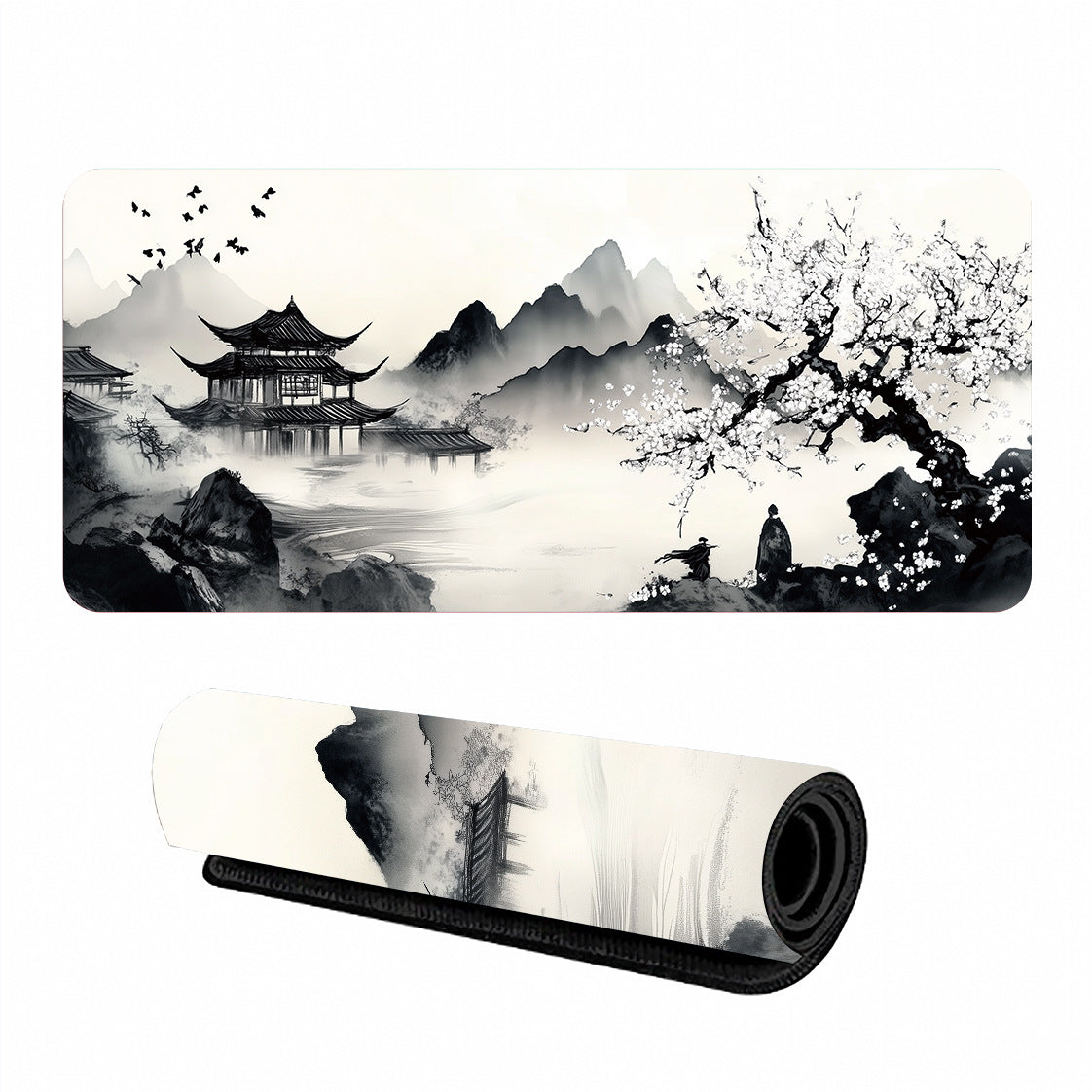 Large Sakura Mouse Pad Desk Mat Non-Slip Rubber Gaming Office 3mm