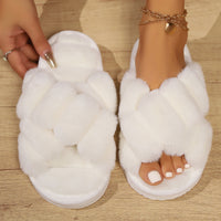 Cotton cross slippers