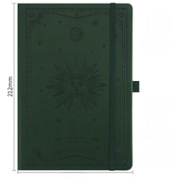 A5 Strap Notebook Gift Set sun and moon