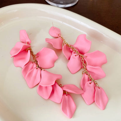 Floral earrings