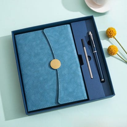 A5 Custom Imitation Leather Notebook Gift Set 2