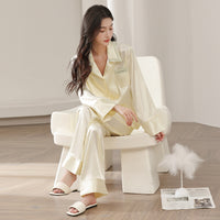 Luxury French-Style Silky Pyjama Set for Women