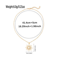 Sun Moon Star Pendant Necklace | Gold or Silver Celestial Jewellery