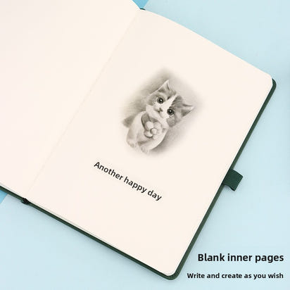 A5 Strap Notebook Gift Set sun and moon