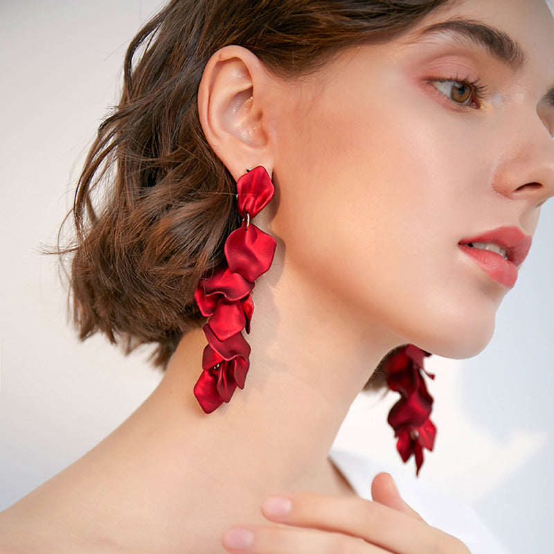 Floral earrings