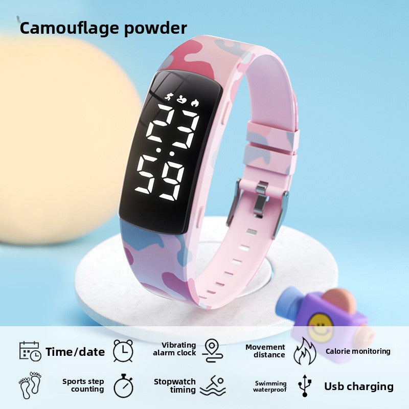 Kids Digital Sports Watch ? Waterproof & USB Rechargeable