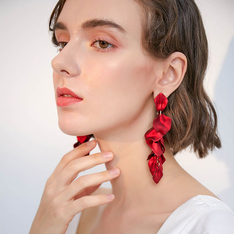 Floral earrings