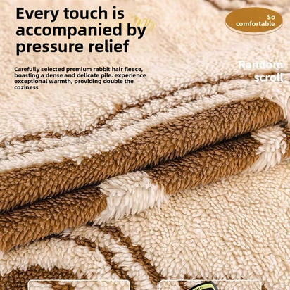 Soft Paw-Print Sofa & Bed Throw Blanket – Multi-Size Luxury Comfort