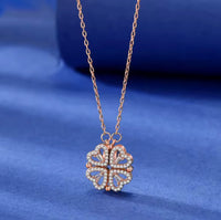 Four Leaf Clover Necklace & Gift Box