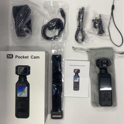 4K Pocket Gimbal Camera | 5K Support | Handheld Stabilised Vlogging Camera WiFi