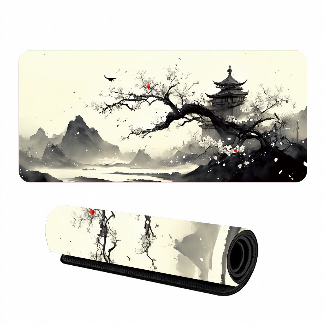Large Sakura Mouse Pad Desk Mat Non-Slip Rubber Gaming Office 3mm