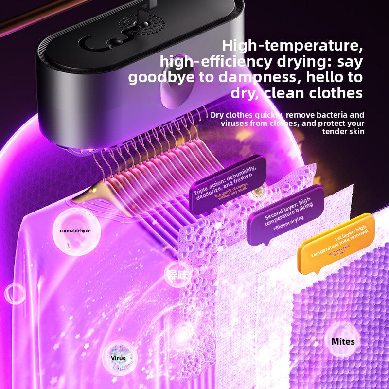 Portable Electric Clothes Dryer - Quick Drying, Compact & Foldable Design