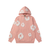 Floral Foam Print Hoodie & Jogger Set – Unisex Streetwear Tracksuit