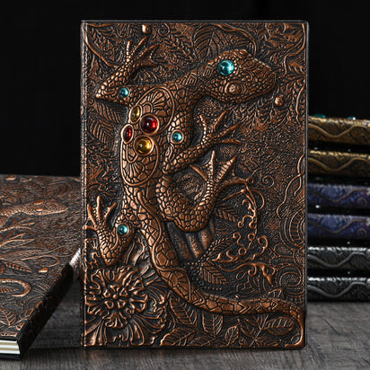 Lizard Gecko Hardcover Writing Notepad