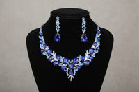 Crystal Necklace and Earrings Set for Women