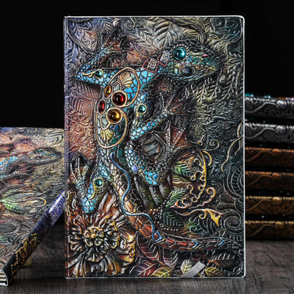 Lizard Gecko Hardcover Writing Notepad