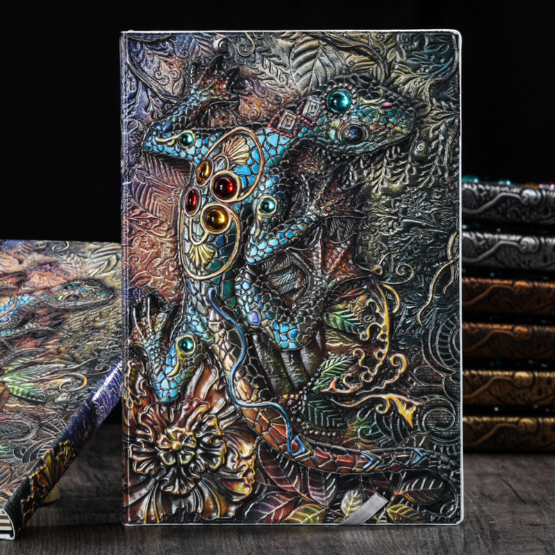 Lizard Gecko Hardcover Writing Notepad