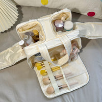 Large Capacity Portable Nylon Cosmetic Bag