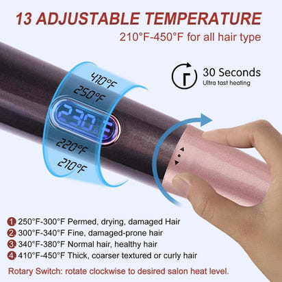 32mm Automatic Hair Curler – Fast, Effortless Curls at Home