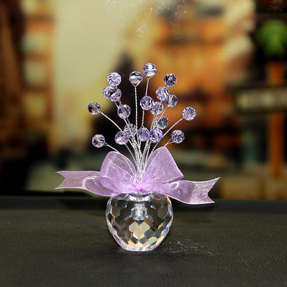Crystal Apple Glass Ornament