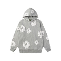 Floral Foam Print Hoodie & Jogger Set – Unisex Streetwear Tracksuit