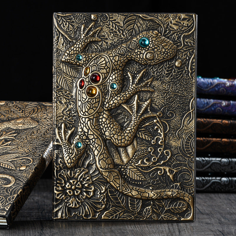 Lizard Gecko Hardcover Writing Notepad