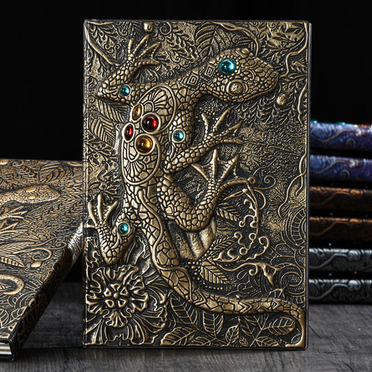Lizard Gecko Hardcover Writing Notepad