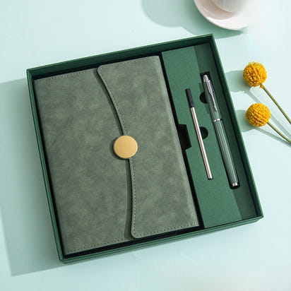 A5 Custom Imitation Leather Notebook Gift Set 2